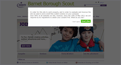Desktop Screenshot of barnetscouts.com
