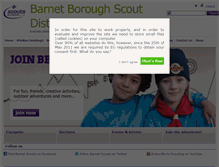 Tablet Screenshot of barnetscouts.com